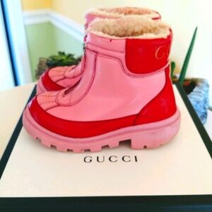 Gucci Pink Kids Rain & Snow Boots